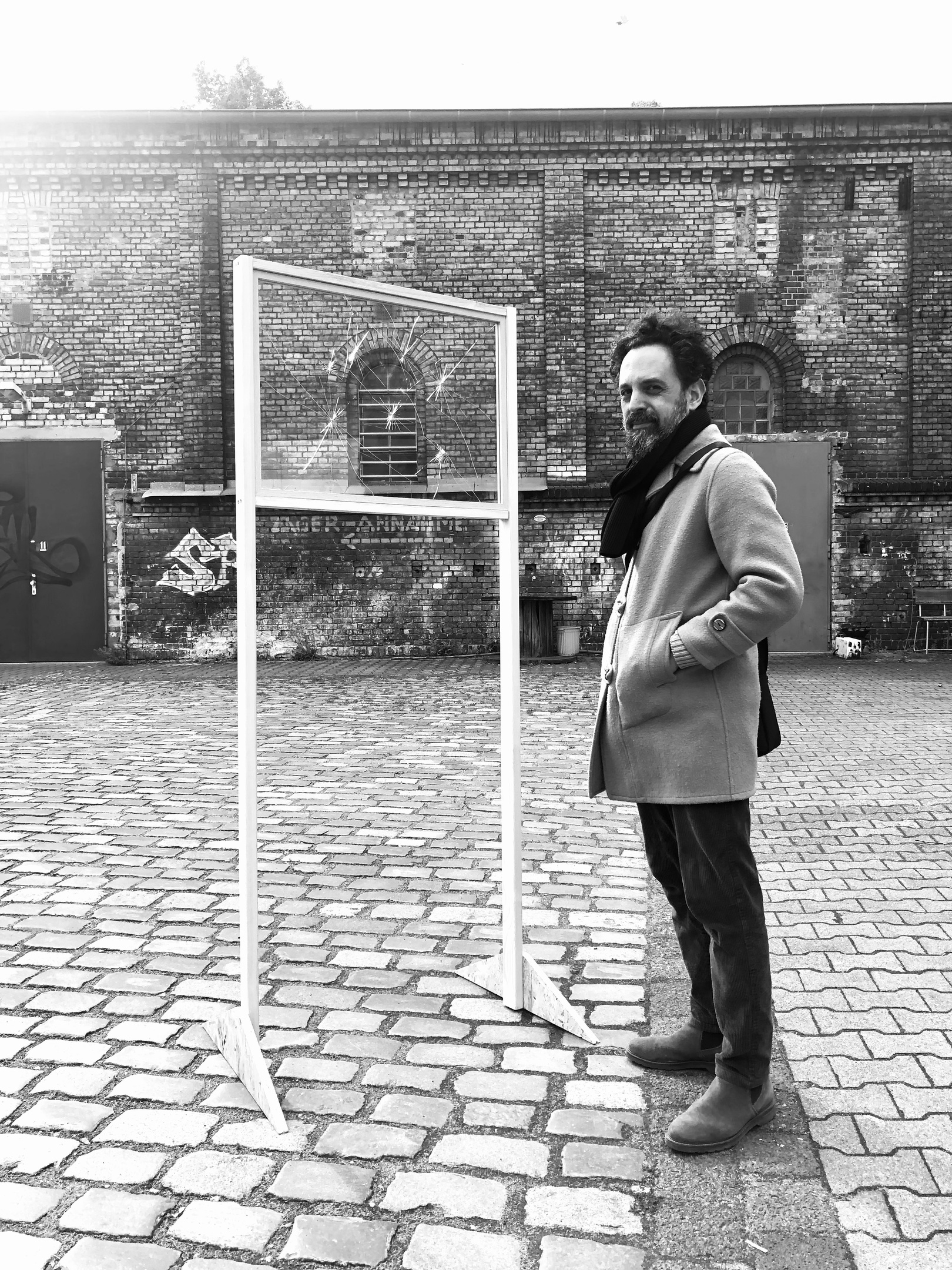 Broken Glass with a frame 2024